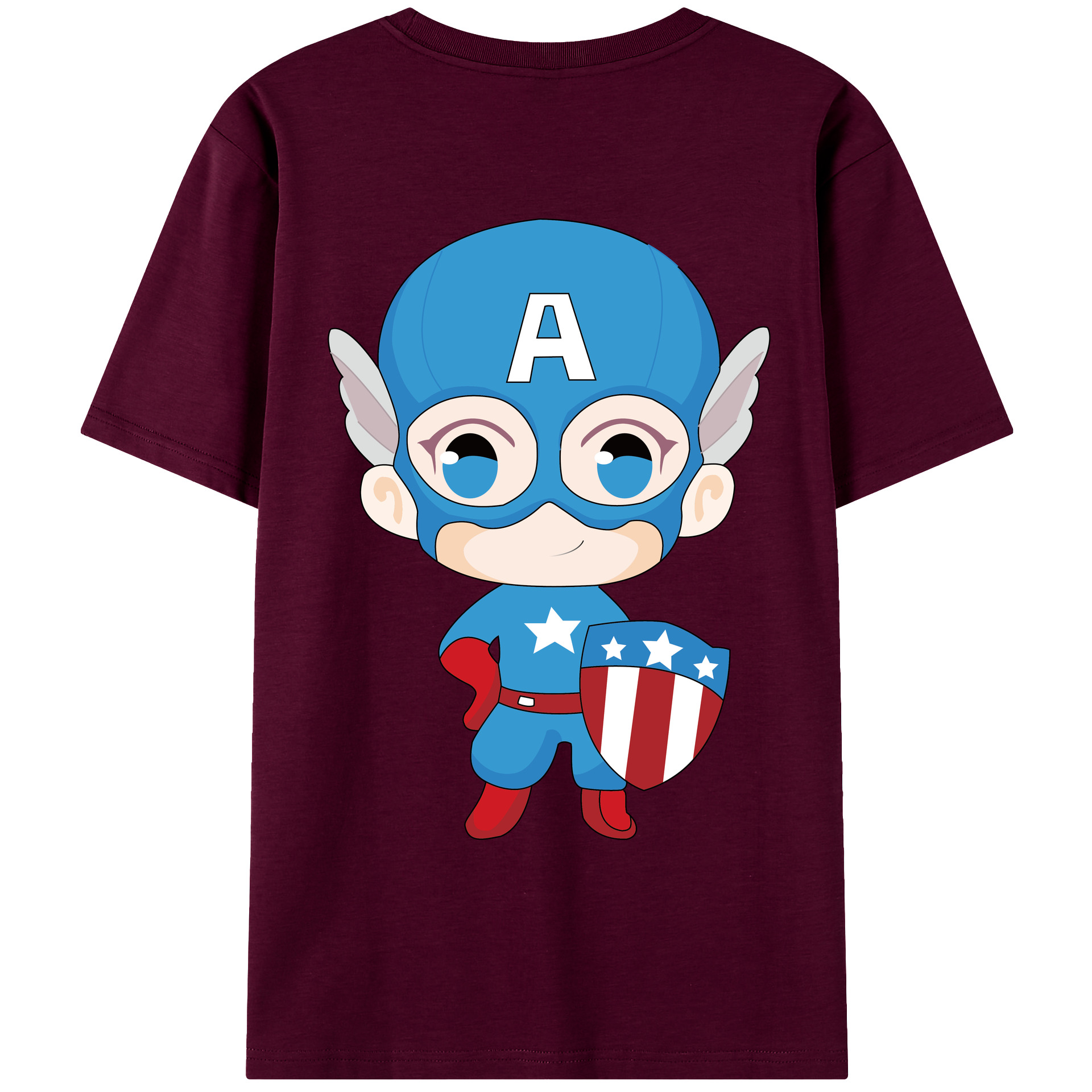 （画像用） アベンジャーズ The Avengers レディース半袖Tシャツ(バックプリント)